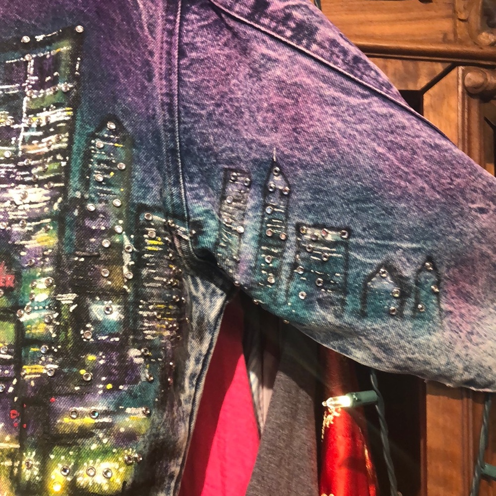 VNT 80s Tony Alamo Designer Jean Jacket - Picture 4 of 16